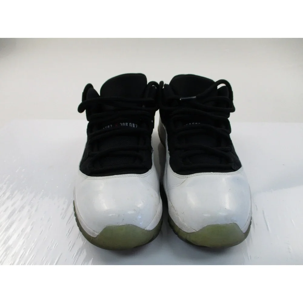 Jordan 11 Retro Low Mens Size 8 White Black Tuxedo 528895-110 Patent Leather